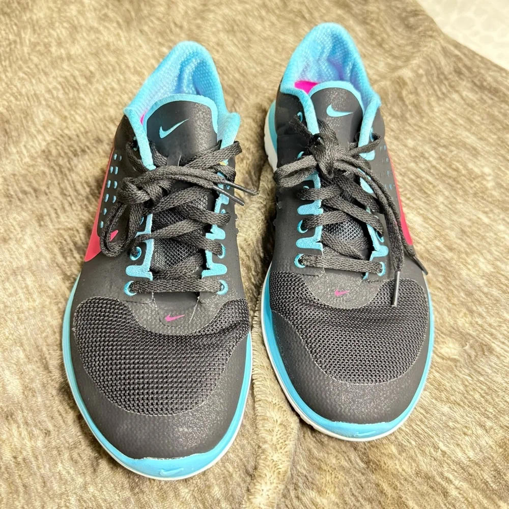 Nike FS Lite Running Shoes Black Low Top Lace Up Women’s Size 8.5 - Picture 2 of 8